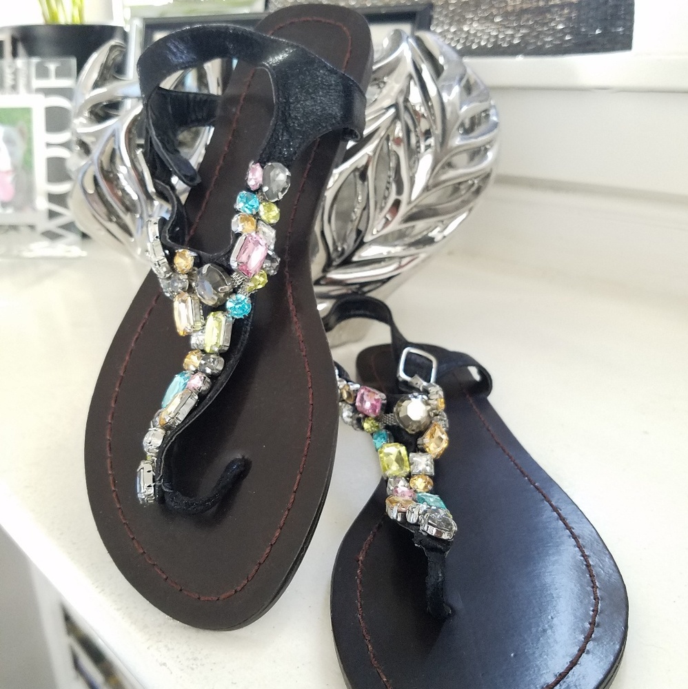 💎💎 NIB rhinestone sandals 💎💎 8